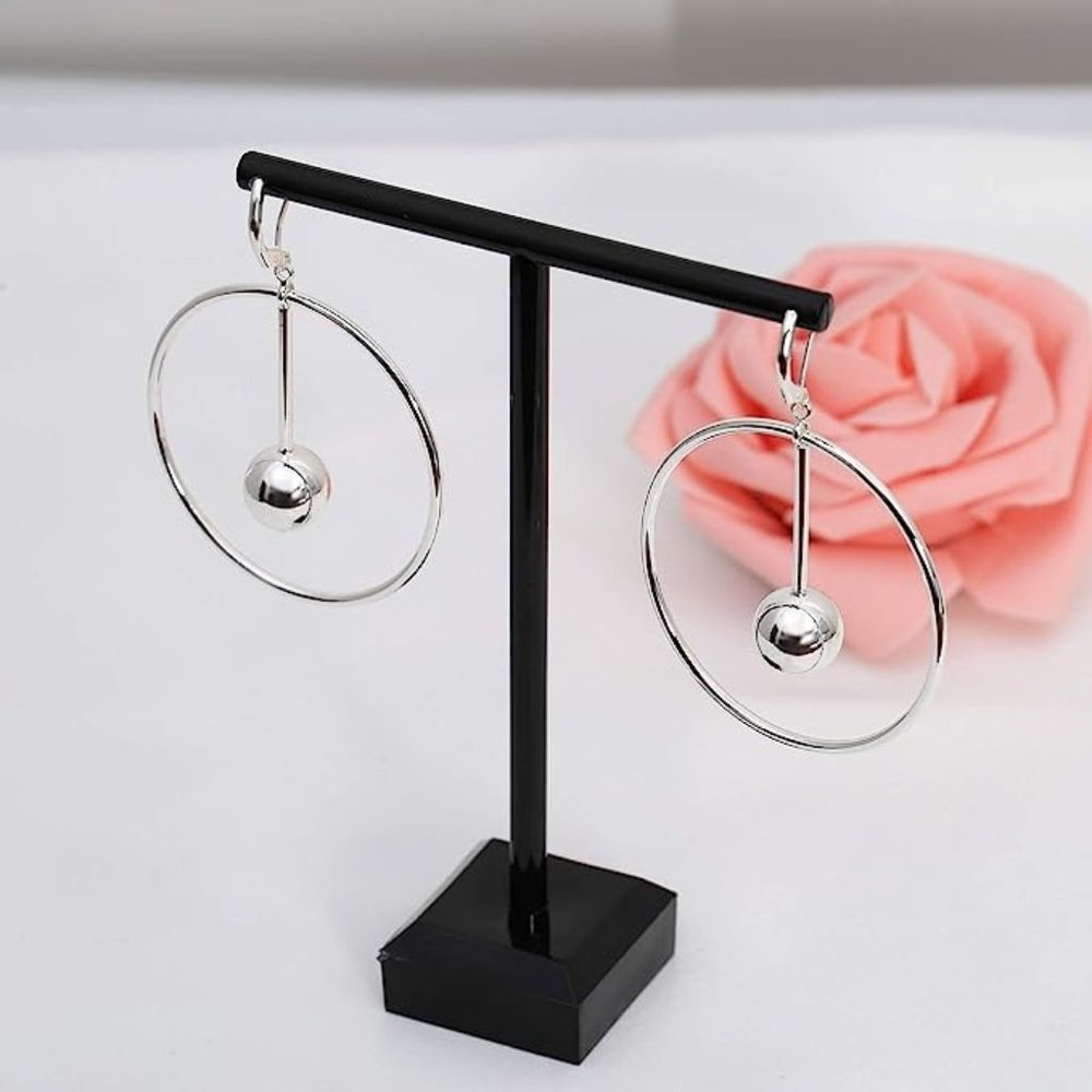 Silver Hoop Earrings